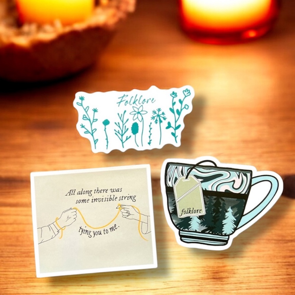 Taylor Swift Folklore Stickers